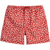 Men's Zachary Swim Trunk, Red Scattered Bunnies - Swim Trunks - 1 - thumbnail