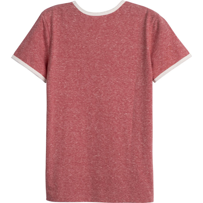 Feminist Women's Ringer Tee, Vintage Red - Tees - 3