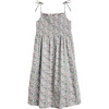 Women's Rosalie Smocked Dress, Blue Floral - Dresses - 1 - thumbnail