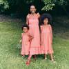 Women's Mara Ruffle Tie Back Dress, Coral Cotton Muslin - Dresses - 2