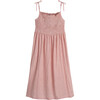 Women's Rosalie Smocked Dress, Dusty Rose Check - Dresses - 1 - thumbnail