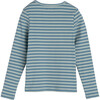 Ruby Ribbed Long Sleeve, Sage & Blue - Shirts - 3 - thumbnail