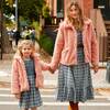 Women's Penelope Cropped Teddy Coat, Rose - Jackets - 2