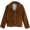 Women's Penelope Cropped Teddy Coat, Coco - Jackets - 1 - thumbnail