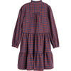 Women's Caroline Tiered Dress, Red Multi Flannel - Dresses - 4