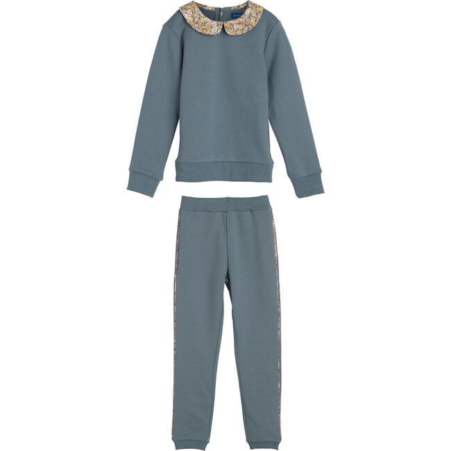 Cornelia Jogger Set, Dusty Blue - Mixed Apparel Set - 1