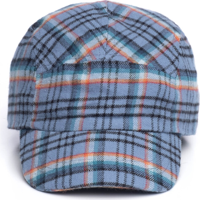 Cameron Cap, Blue & Red Plaid - Hats - 1