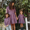 Women's Caroline Tiered Dress, Red Multi Flannel - Dresses - 7