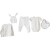 5pc Penguin Homecoming Set, Cream - Mixed Apparel Set - 2