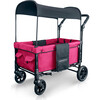 Multifunction Double Stroller Wagon 2 Seater, Pink - Double Strollers - 1 - thumbnail