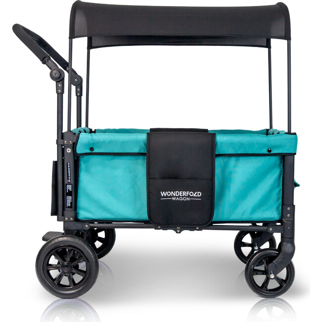 Multifunction Double Stroller Wagon 2 Seater, Teal - Double Strollers - 4