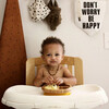 Baby Bamboo Stay Put Suction Plate + Spoon, Yellow - Tabletop - 3 - thumbnail