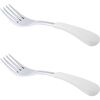 Stainless Steel-Baby Forks, White - Tabletop - 1 - thumbnail