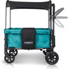 Multifunction Double Stroller Wagon 2 Seater, Teal - Double Strollers - 8