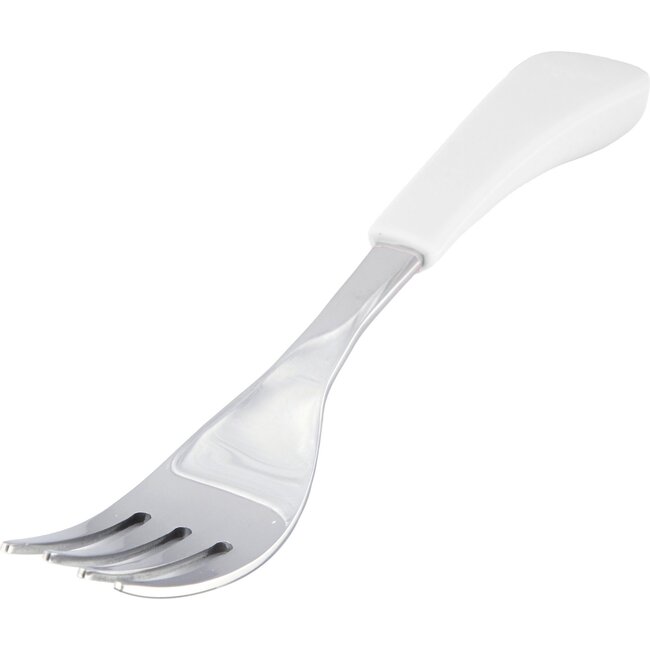 Stainless Steel-Baby Forks, White