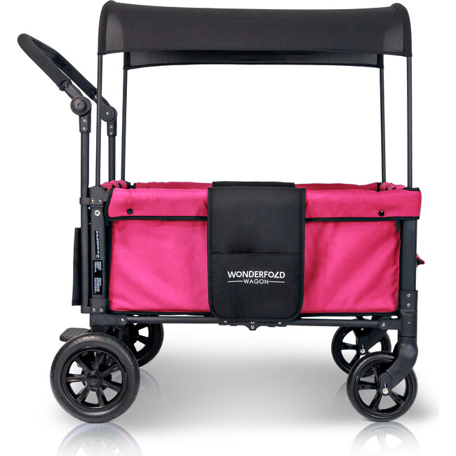 Multifunction Double Stroller Wagon 2 Seater, Pink - Double Strollers - 4