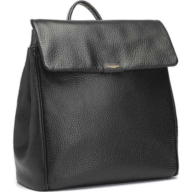 St. James Convertible Backpack, Black Leather