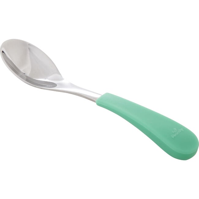 2-Pack Stainless Steel Baby Spoons, Green - Tabletop - 4