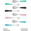 2-Pack Stainless Steel Baby Spoons, Green - Tabletop - 7