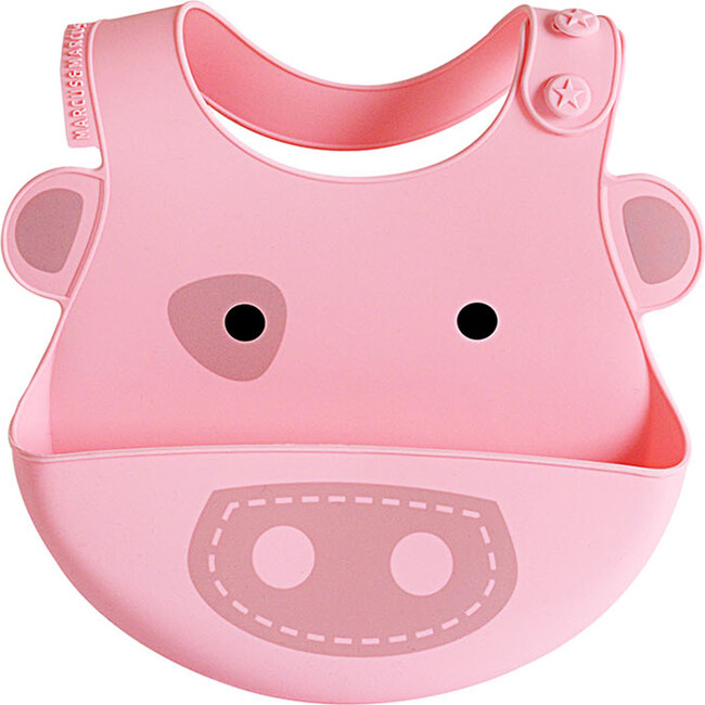 Adjustable Bib, Pokey the Piglet - Bibs - 3