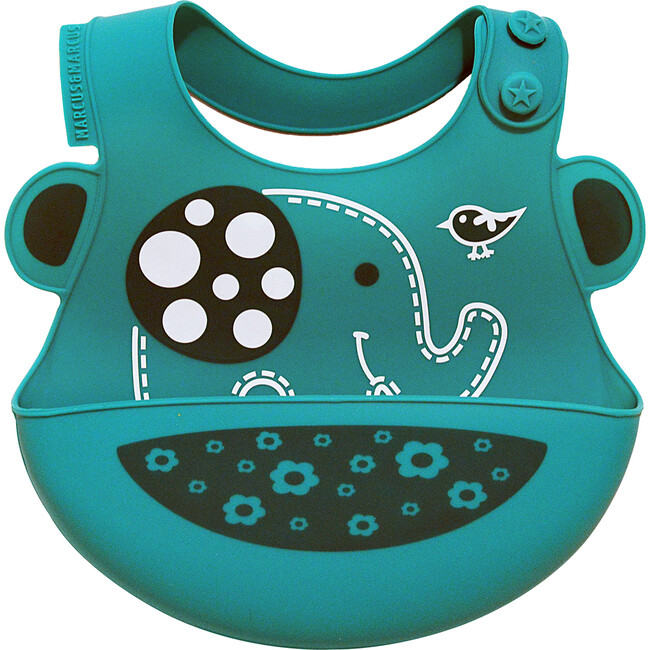 Adjustable Bib, Ollie the Elephant - Bibs - 3