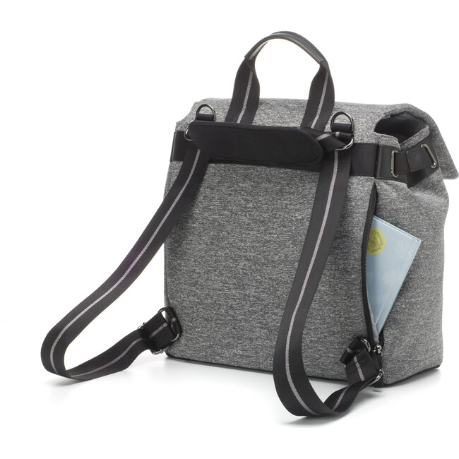 St. James Convertible Backpack, Grey Marl - Diaper Bags - 6