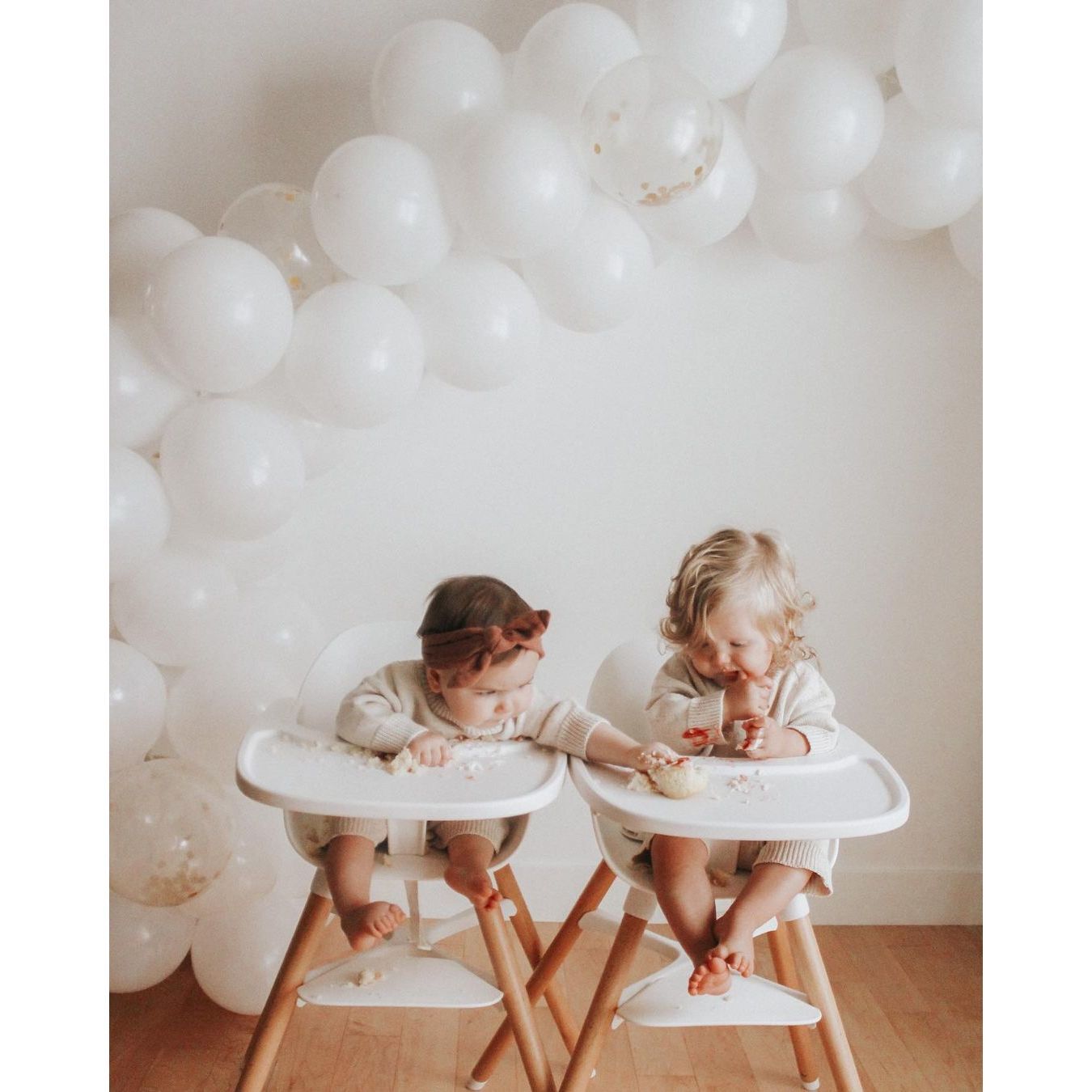 Lalo High Chair in Coconut