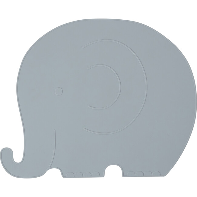 Henry the Elephant Silicone Placemat, Pale Blue