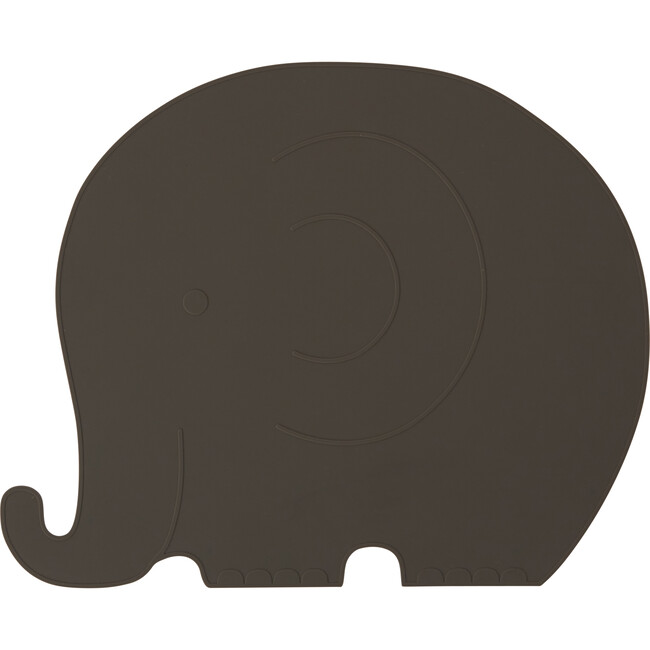 Henry the Elephant Silicone Placemat, Chocolate