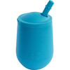Mini Cup + Straw Training System, Blue - Sippy Cups - 1 - thumbnail