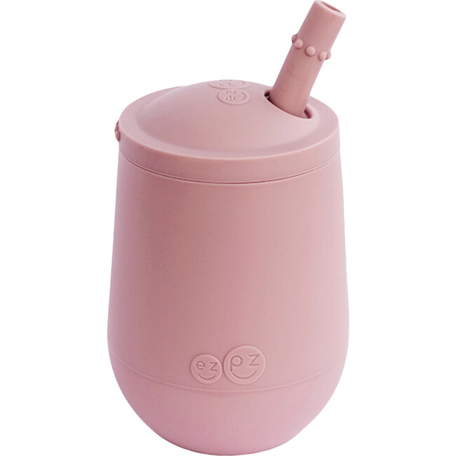 Mini Cup + Straw Training System, Blush - Sippy Cups - 1