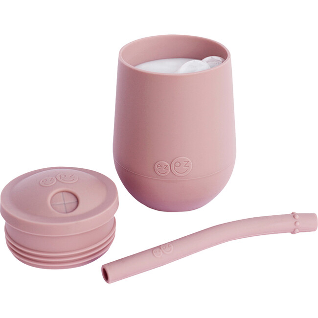 Mini Cup + Straw Training System, Blush - Sippy Cups - 2