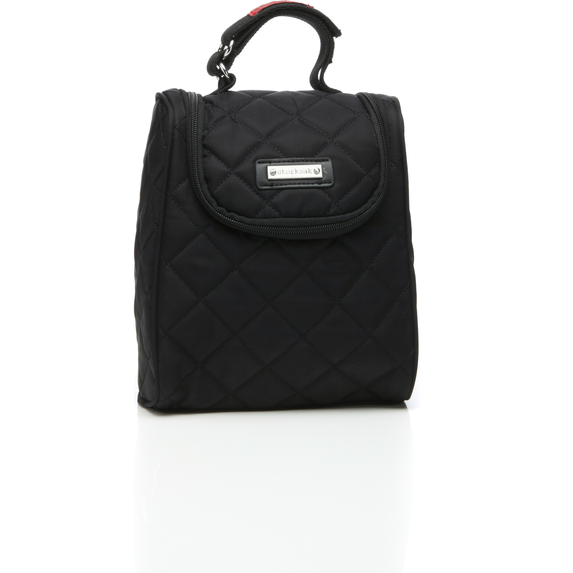 Storksak Poppy Quilted Diaper Bag Black