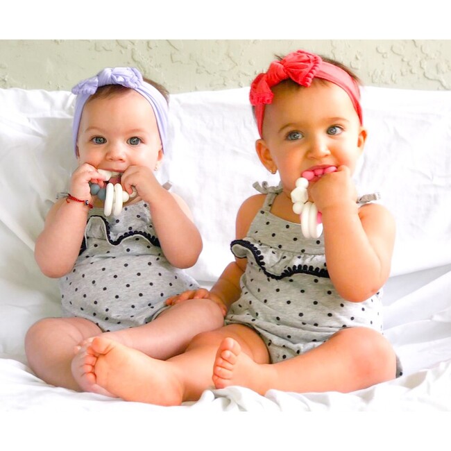 Pink Sapphire & Rose Sphere Set - Teethers - 4