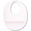 Charmed Bib, White & Pink - Bibs - 1 - thumbnail