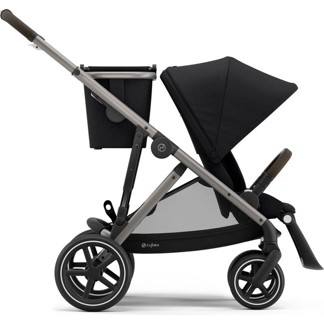 Gazelle S, Deep Black - Double Strollers - 1