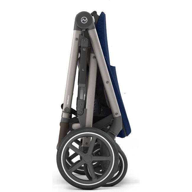 Gazelle S, Navy Blue - Double Strollers - 2