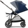 Gazelle S, Navy Blue - Double Strollers - 3