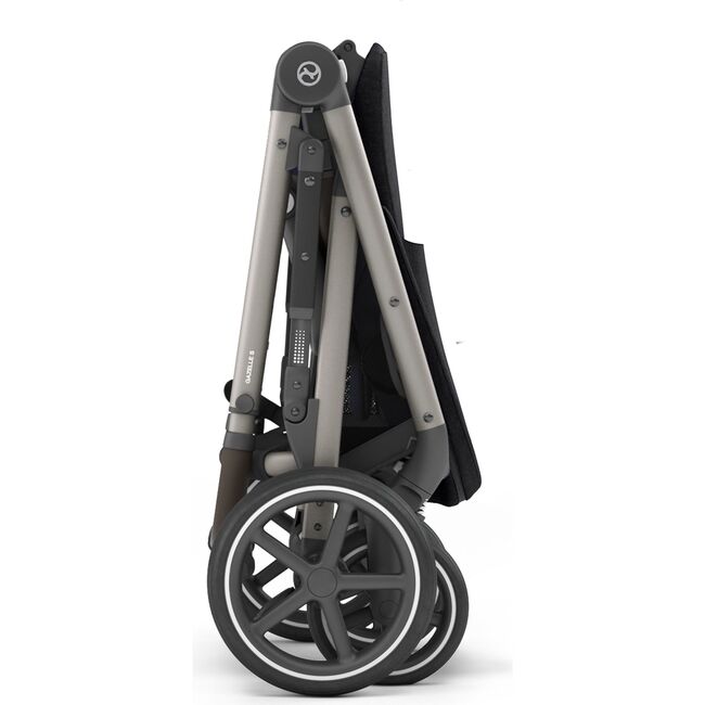 Gazelle S, Deep Black - Double Strollers - 2
