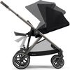 Gazelle S, Deep Black - Double Strollers - 3