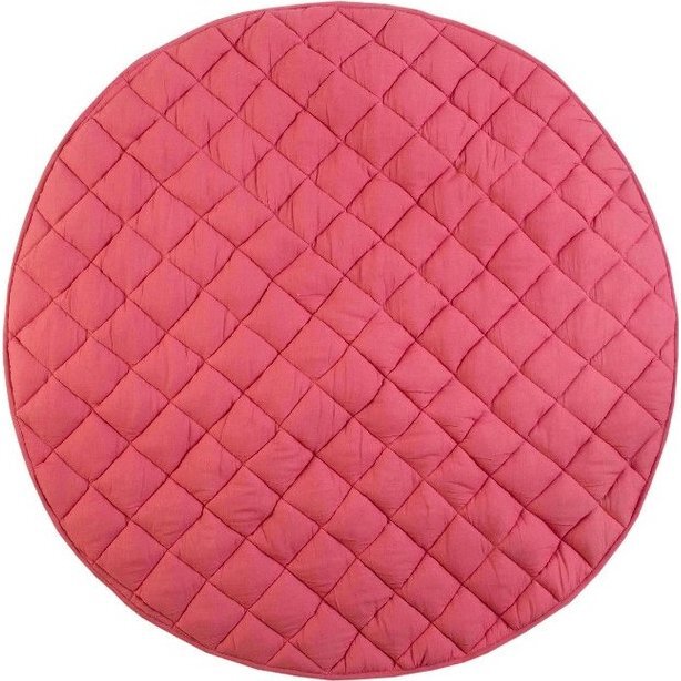 Washable Brush-Stroked Play Mat, Rose
