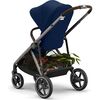 Gazelle S, Navy Blue - Double Strollers - 6