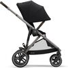 Gazelle S, Deep Black - Double Strollers - 5