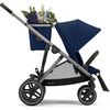 Gazelle S, Navy Blue - Double Strollers - 8