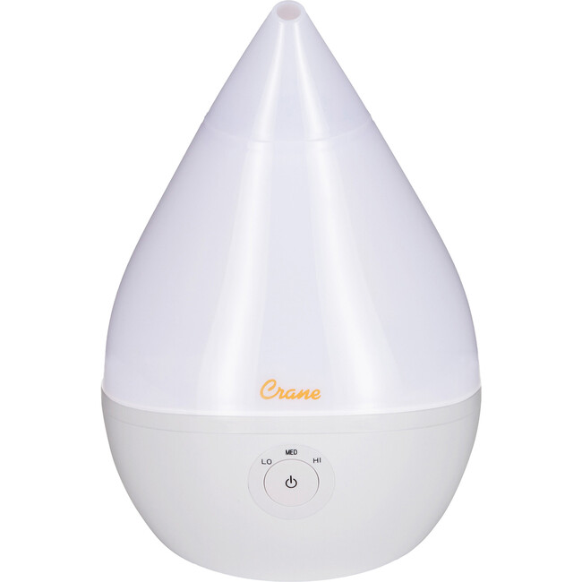 Droplet Ultrasonic Cool Mist Humidifier, White - Humidifiers - 1