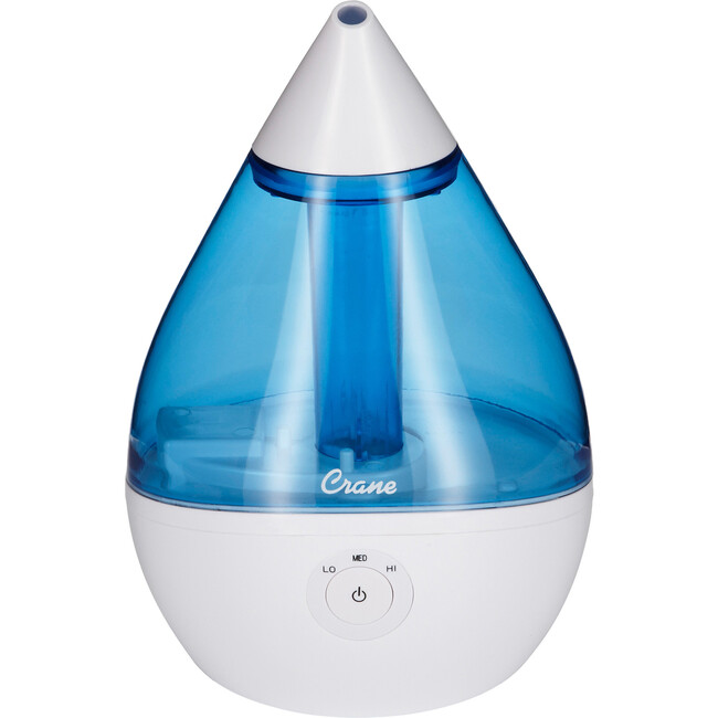 Droplet Ultrasonic Cool Mist Humidifier, Blue - Humidifiers - 1