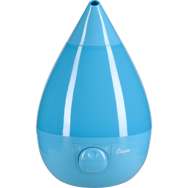 Ultrasonic Cool Mist Drop Shape Humidifier, Blue - Humidifiers - 1