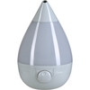 Ultrasonic Cool Mist Drop Shape Humidifier, Grey - Humidifiers - 1 - thumbnail