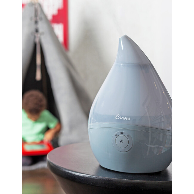 Droplet Ultrasonic Cool Mist Humidifier, Grey