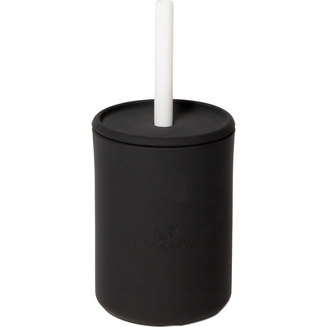 La Petite Silicone Mini Cup, Black - Sippy Cups - 1